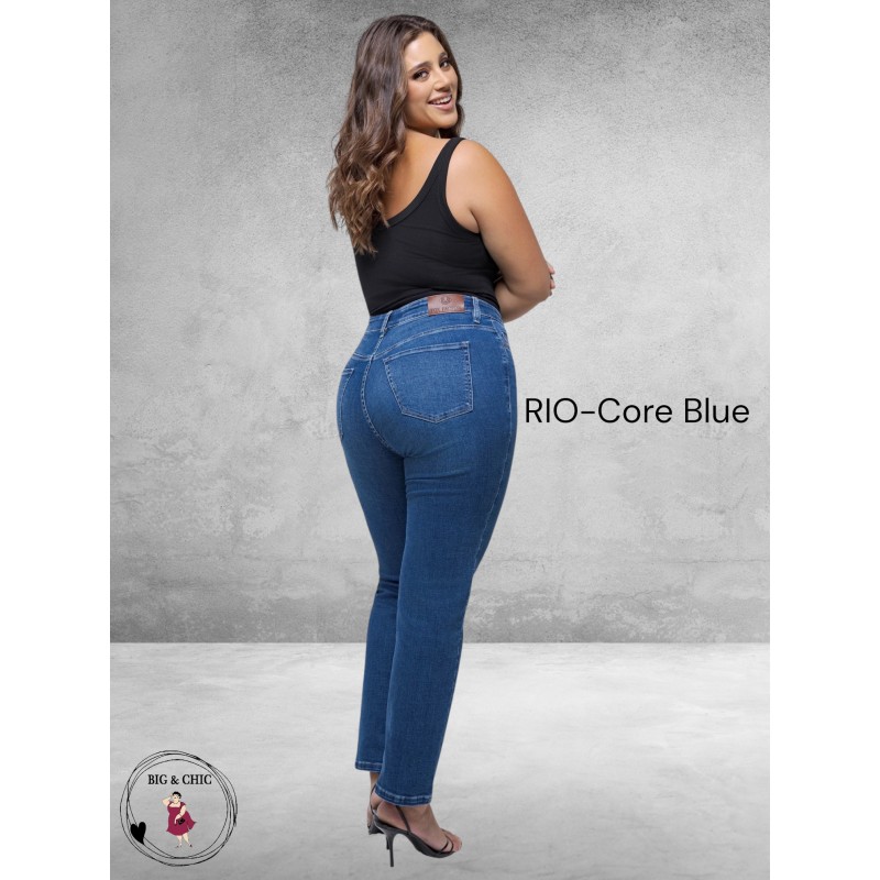 FOX FACTOR Jeans RIO Core Blue Straight 32