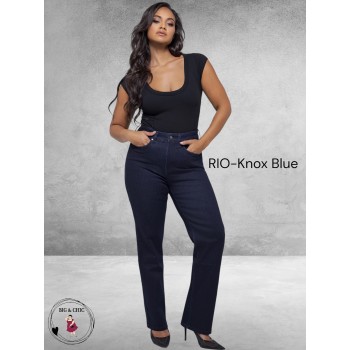 FOX FACTOR Jeans RIO Knox Blue Straight 32