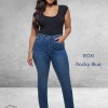 FOX FACTOR Jeans ROXI Rocky Blue Straight 32