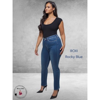 FOX FACTOR Jeans ROXI Rocky Blue Straight 32