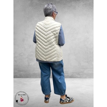 Frandsen Bodywarmer Dons Creme