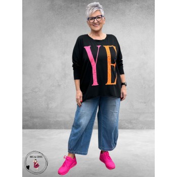 Frenzi Shirt YEAH Zwart