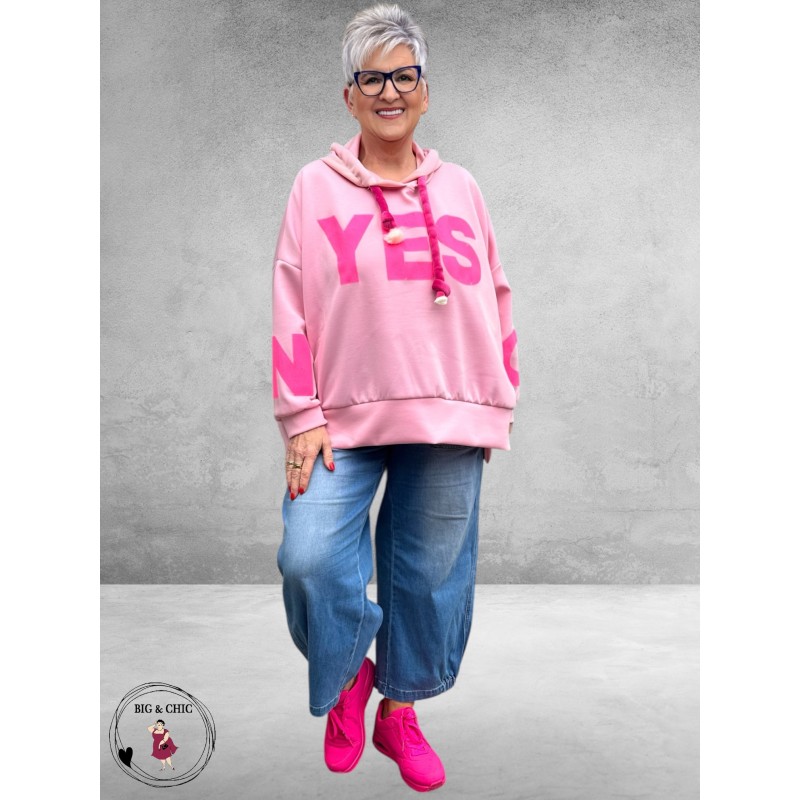 Frenzi Sweater/Hoodie Yes/No Roze