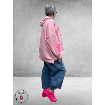 Frenzi Sweater/Hoodie Yes/No Roze