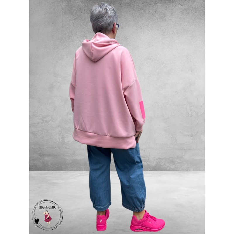 Frenzi Sweater/Hoodie Yes/No Roze