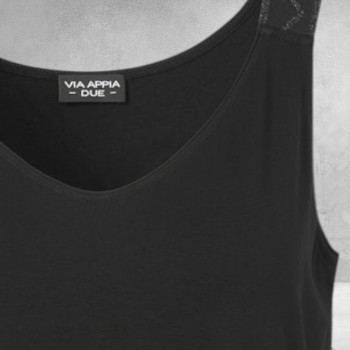 VIA APPIA DUE Top Essential Zwart