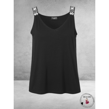 VIA APPIA DUE Top Zwart Sunshine