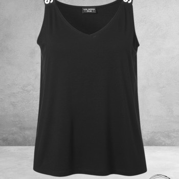 VIA APPIA DUE Top Zwart Sunshine