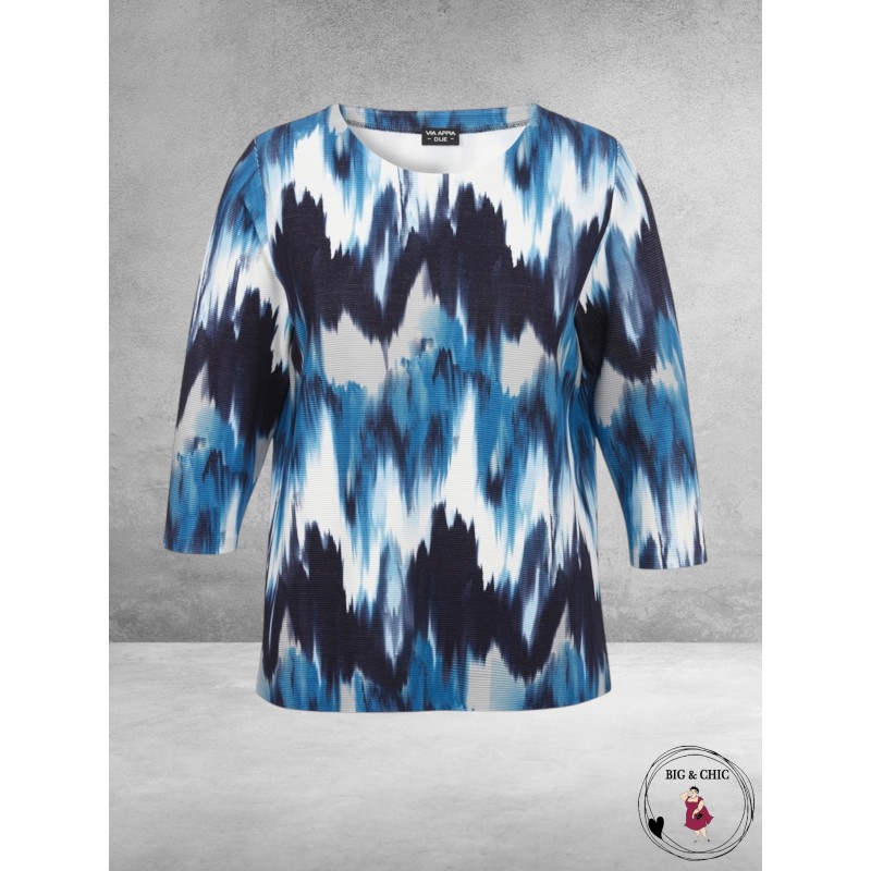 VIA APPIA DUE ShirtNos Blauw