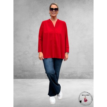 FRAPP Travel Shirt Touch of Powder Rood