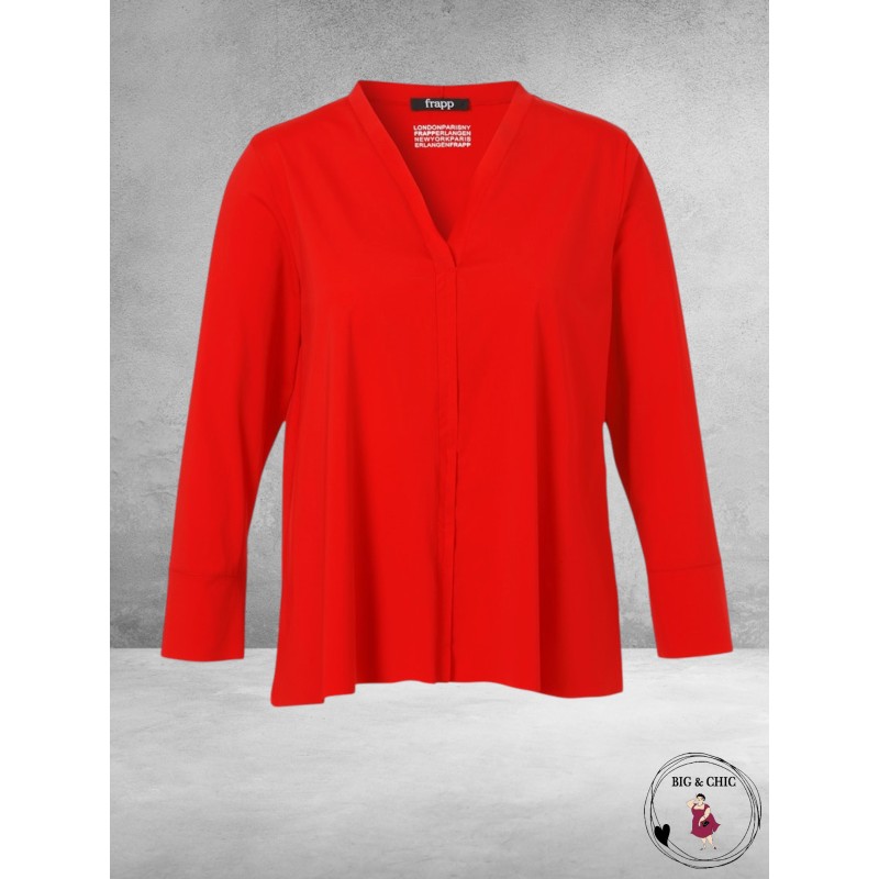 FRAPP Travel Shirt Touch of Powder Rood