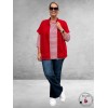 FRAPP Shirt Rood/Wit gestreept