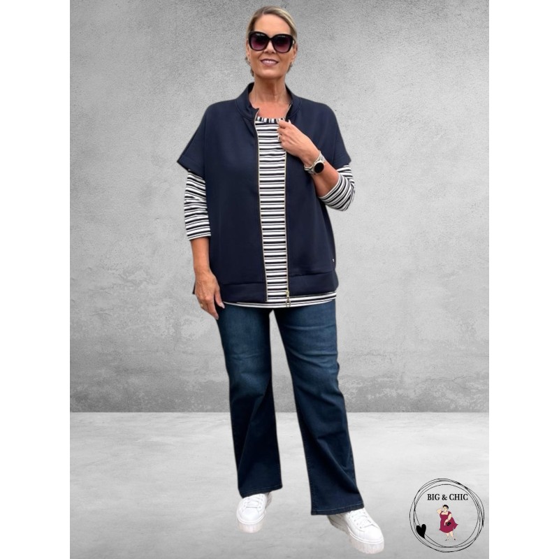 frapp  Jeans Bellyshape Donkerblauw