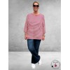 FRAPP Shirt Rood/Wit gestreept