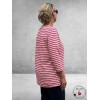 FRAPP Shirt Rood/Wit gestreept