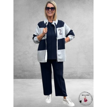 VIA APPIA DUE Vest Urban Mind Navy/Grijs