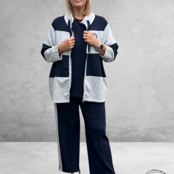 VIA APPIA DUE Vest Urban Mind Navy/Grijs