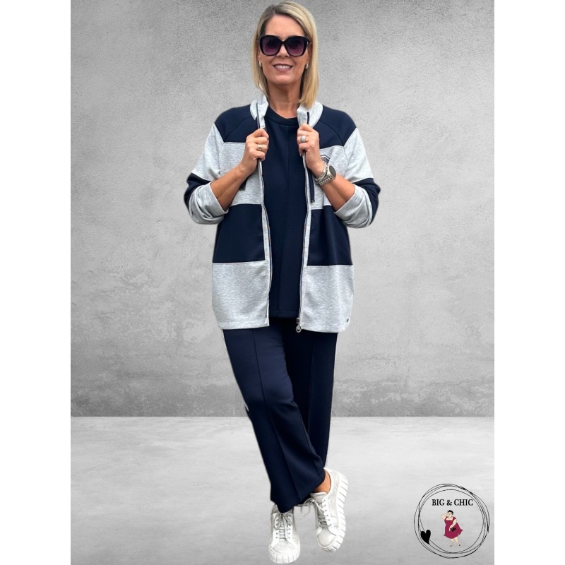 VIA APPIA DUE Vest Urban Mind Navy/Grijs