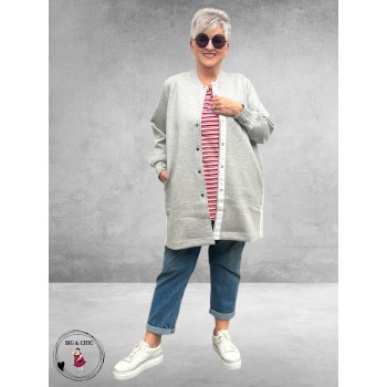 FRAPP Touch Of Powder Baseball Jacket