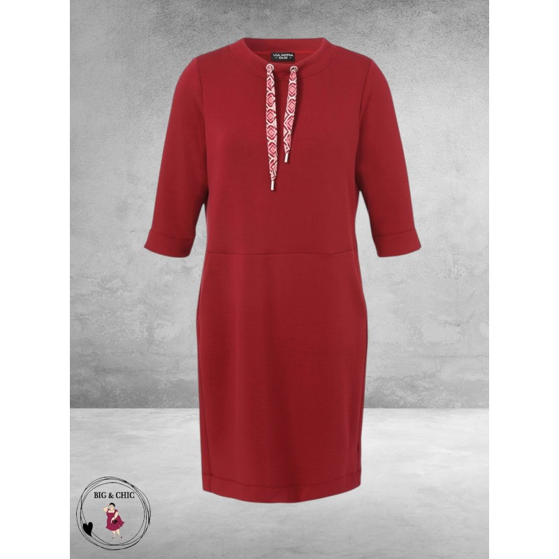 VIA APPIA DUE Jurk Essential Red Berry