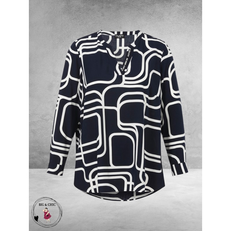 VIA APPIA DUE Shirt Graphic Novel Blauw/Wit