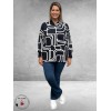VIA APPIA DUE Sweatshirt Graphic Novel Blauw/Wit