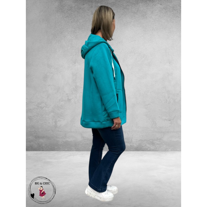 VIA APPIA DUE Sweatvest Graphic Novel Smaragd