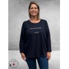VIA APPIA DUE Sweatshirt Choose Joy Donkerblauw