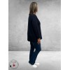 VIA APPIA DUE Sweatshirt Choose Joy Donkerblauw