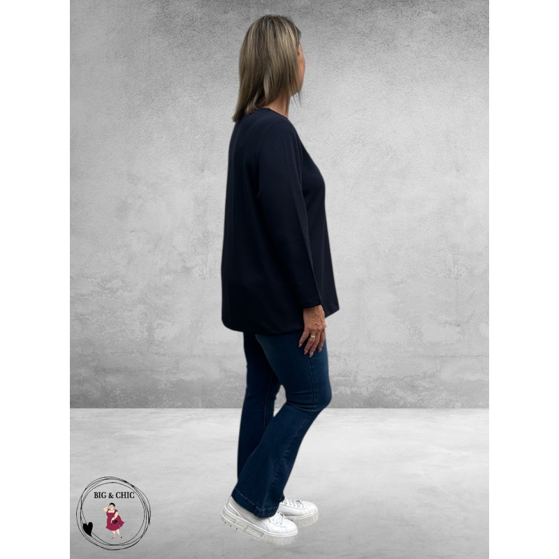 VIA APPIA DUE Sweatshirt Choose Joy Donkerblauw