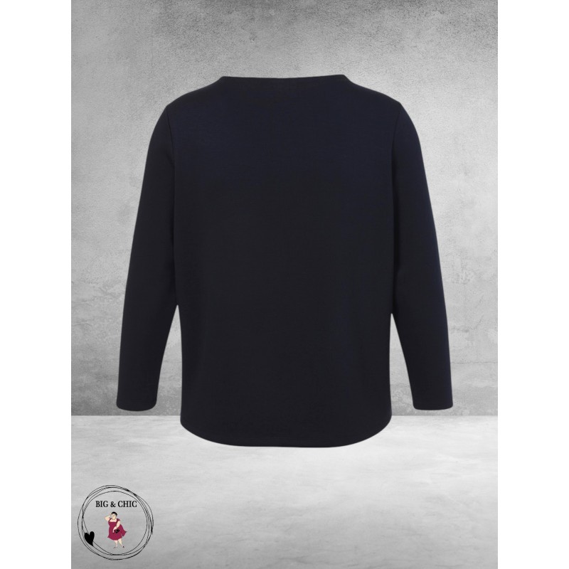 VIA APPIA DUE Sweatshirt Choose Joy Donkerblauw
