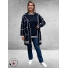 VIA APPIA DUE Vest Navy Simply Enjoy