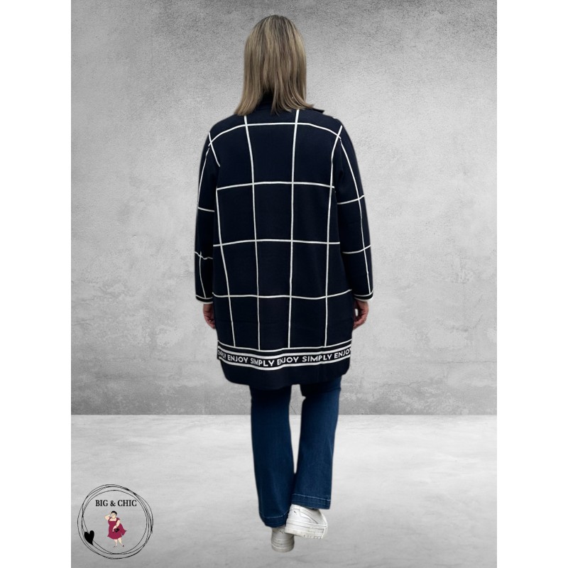 VIA APPIA DUE Vest Navy Simply Enjoy