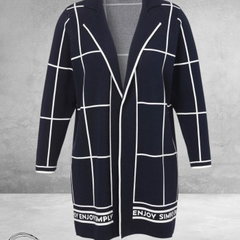 VIA APPIA DUE Vest Navy Simply Enjoy