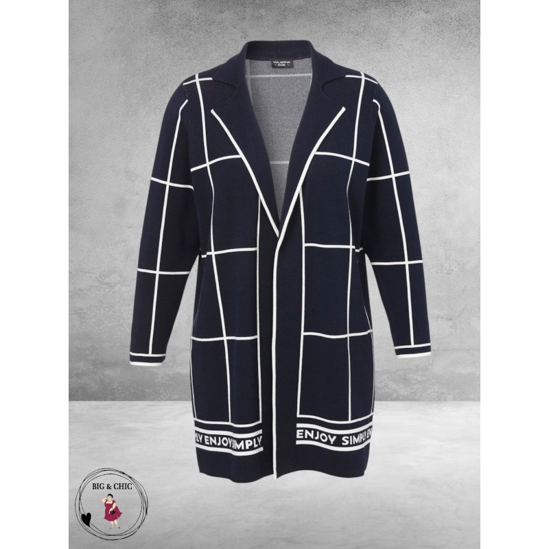 VIA APPIA DUE Vest Navy Simply Enjoy