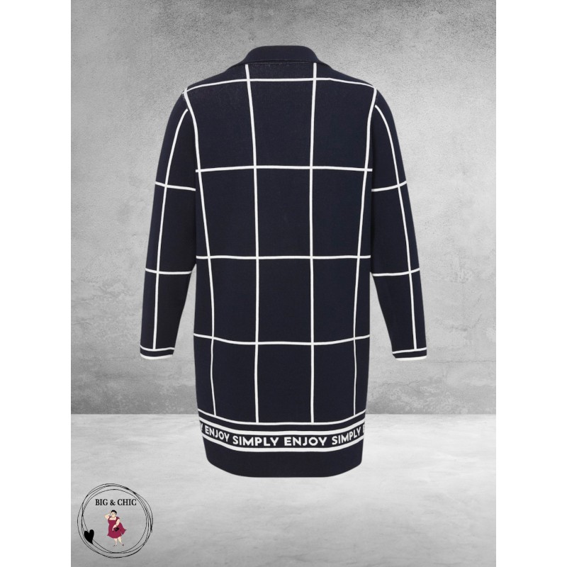 VIA APPIA DUE Vest Navy Simply Enjoy