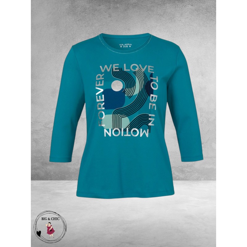 VIA APPIA DUE Shirt Graphic Novel Smaragd