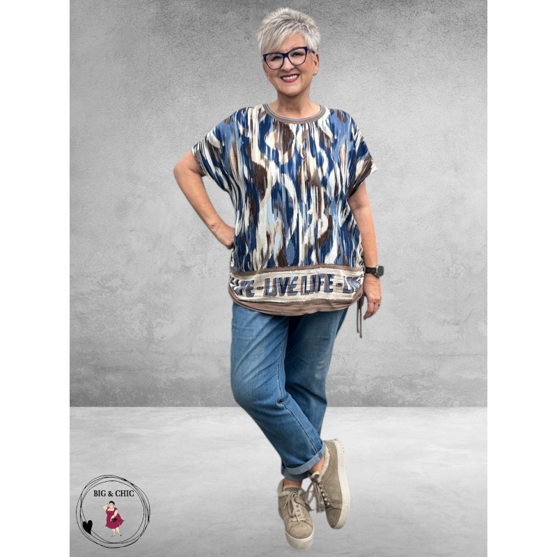 VIA APPIA DUE Shirt Dusty Blue