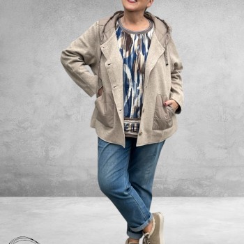 VIA APPIA DUE Jasje/Vest Dusty Blue