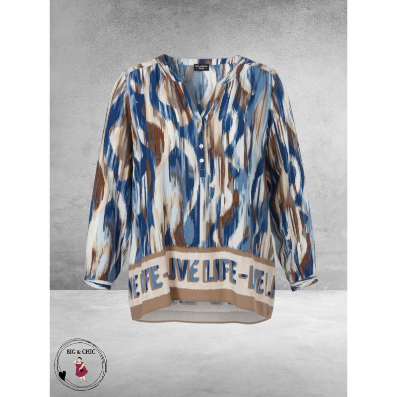 VIA APPIA DUE Blouse-Shirt Dusty Blue