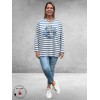VIA APPIA DUE Shirt Strepen Dusty Blue 