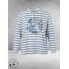 VIA APPIA DUE Shirt Strepen Dusty Blue 