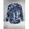 VIA APPIA DUE Shirt Knopen Dusty Blue 