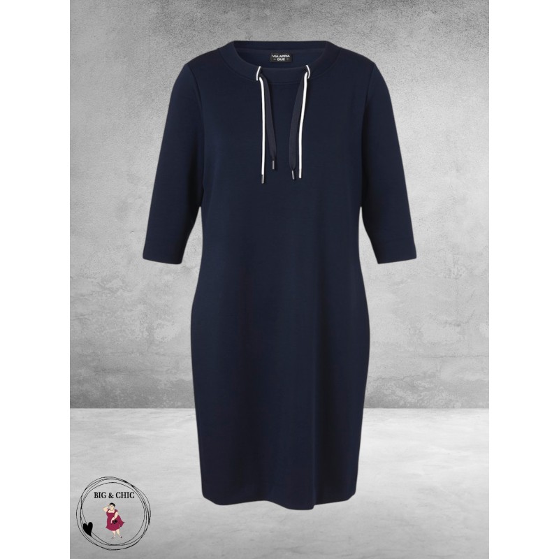 Via Appia Due Sweater Jurk Donkerblauw