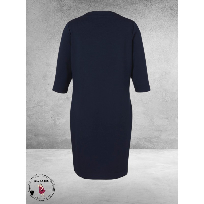 Via Appia Due Sweater Jurk Donkerblauw