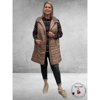 VIA APPIA DUE Bodywarmer Essentail Taupe