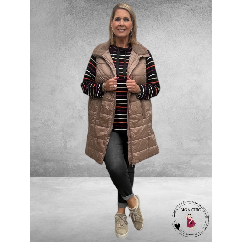 VIA APPIA DUE Bodywarmer Essentail Taupe