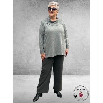 VIA APPIA DUE Broek FROSTED KISS Grijs