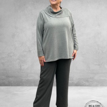 VIA APPIA DUE Broek FROSTED KISS Grijs