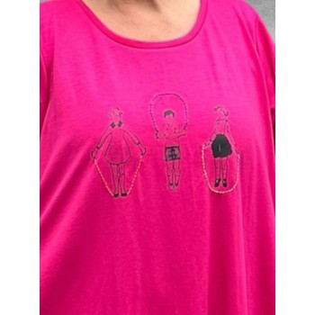 FRENZI Shirt Pink Touwtje Springen